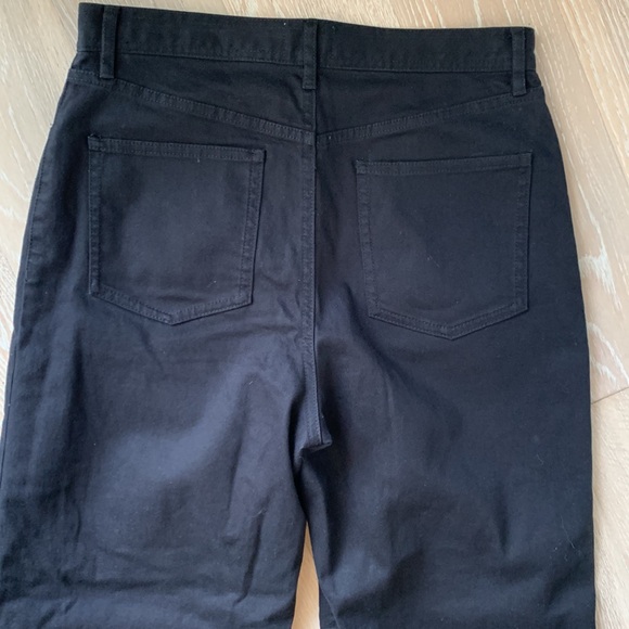 Wilfred Ashika Utility Wide-Leg Pant Cotton 26" Black Sz8 - Picture 6 of 12